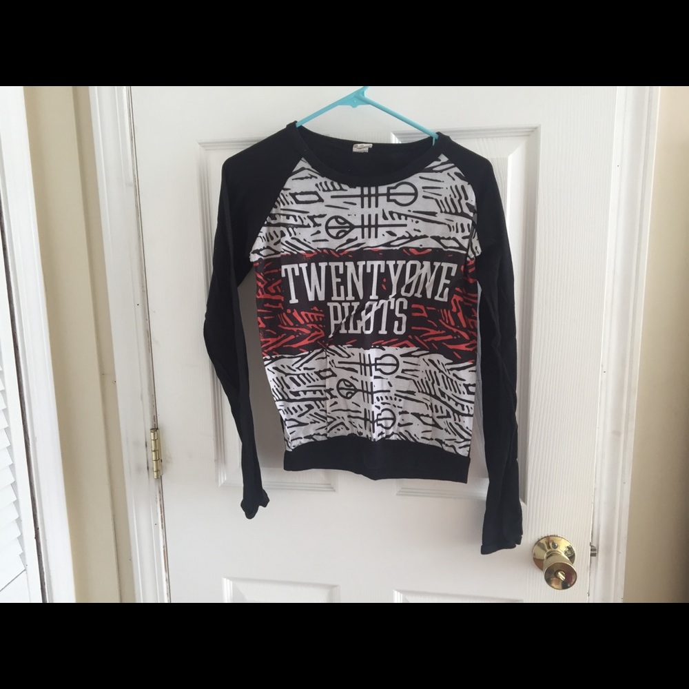 Hot Topic Twenty One Pilots Long Sleeved Shirt